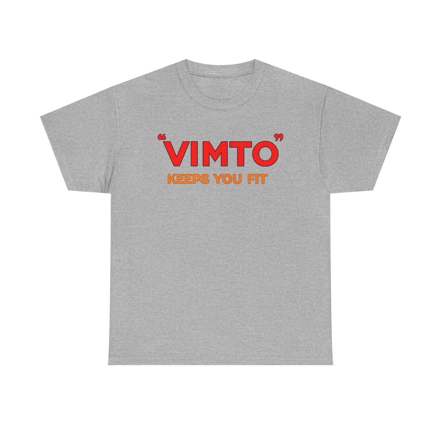 VIMTO "Keeps You Fit" Graphic Tee — Retro Beverage Logo T-Shirt