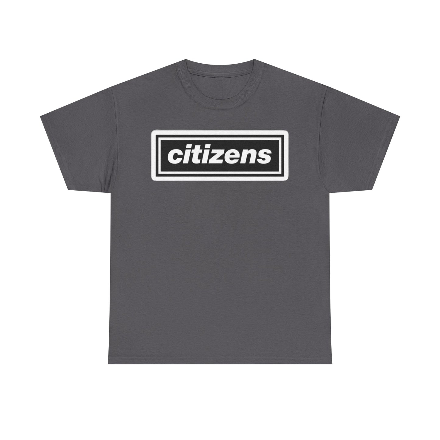 Citizens Manchester City Logo T-Shirt — Minimal Retro Box-Logo Tee