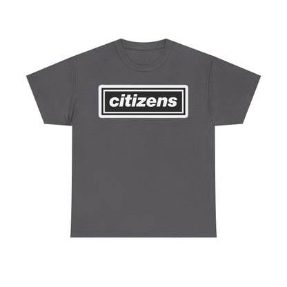 Citizens Manchester City Logo T-Shirt — Minimal Retro Box-Logo Tee