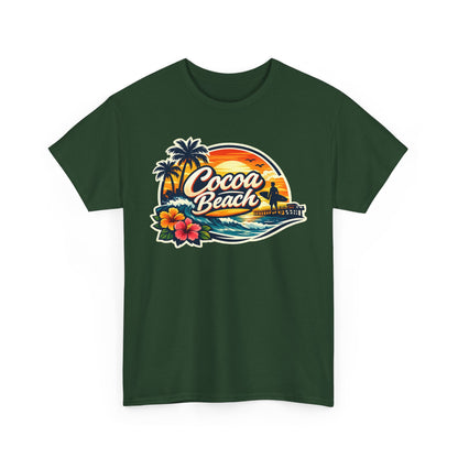 Cocoa Beach Vintage Sunset T-Shirt