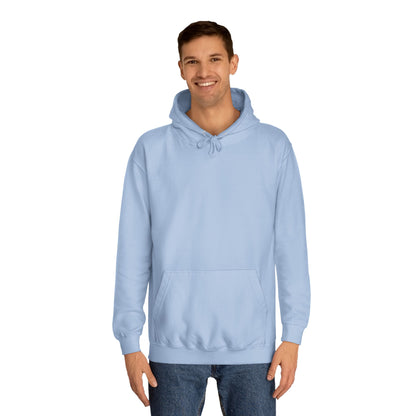 College Hoodie — Funny Grinch Quote "I Never Wish Death..." Graphic Hoodie