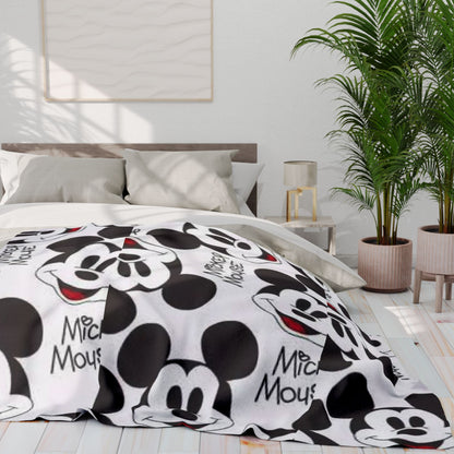 Mickey Mouse Fleece Blanket — Soft Disney Character Throw