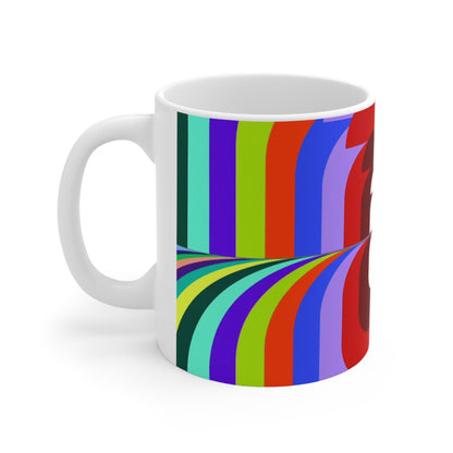 FIFA World Cup 2026 Trophy / Colorful Retro Logo Ceramic Mug — (11oz, 15oz)