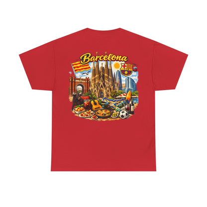 Barcelona Souvenir T‑Shirt — Vintage City Collage Tee