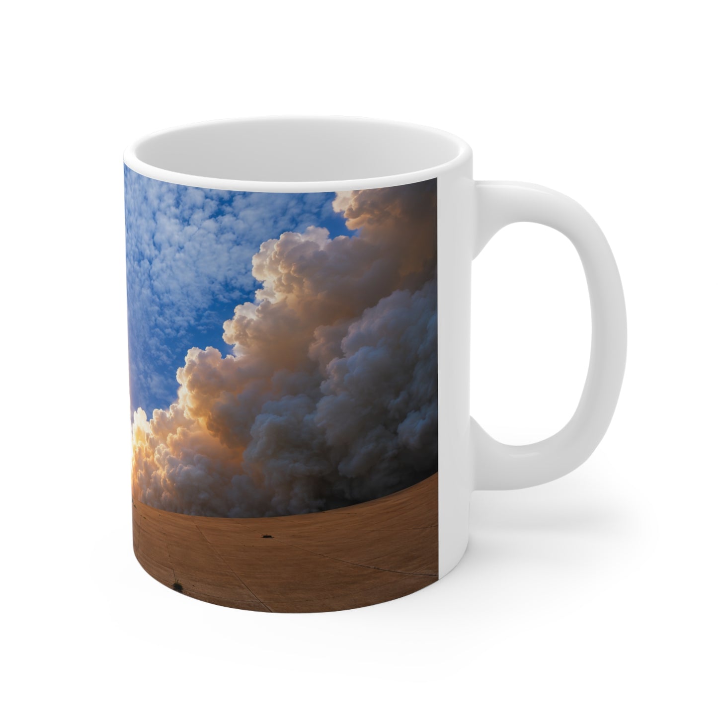 Space Shuttle Launch Coffee Mug — NASA Rocket Takeoff Photo Ceramic Mug (11oz & 15oz)