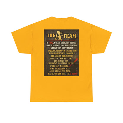A-Team Graphic Tee — Retro TV Series Logo & Character Poster T-Shirt