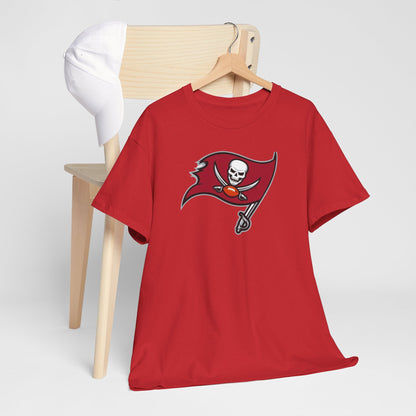 Tampa Bay Buccaneers Flag T-Shirt — Football Pirate Logo Tee