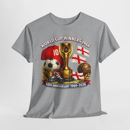 1966 World Cup Winners T‑Shirt — 60th Anniversary England Football Tribute