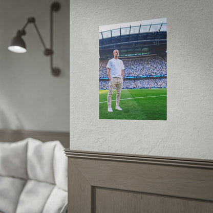 Pep Guardiola Stadium Portrait Poster - Rolled Sports Photo Print