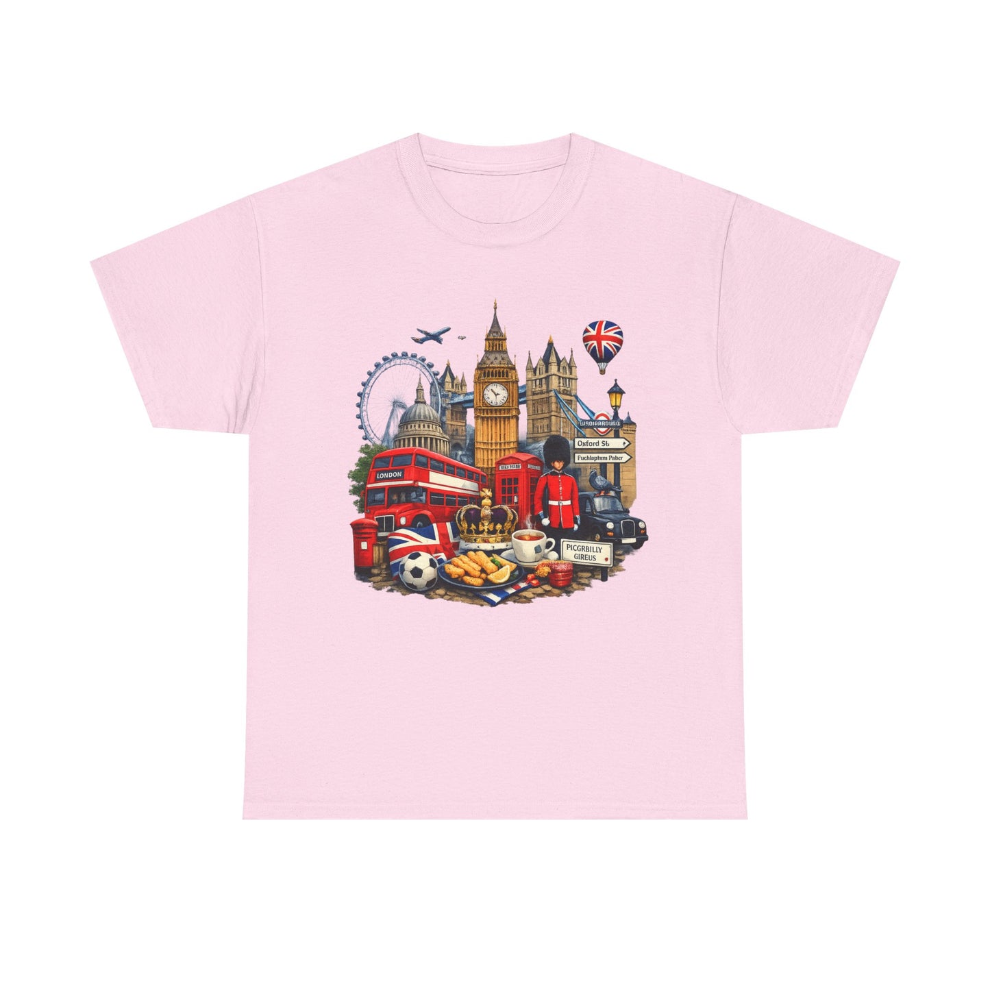 London Landmarks T‑Shirt — British Icons Collage Tee