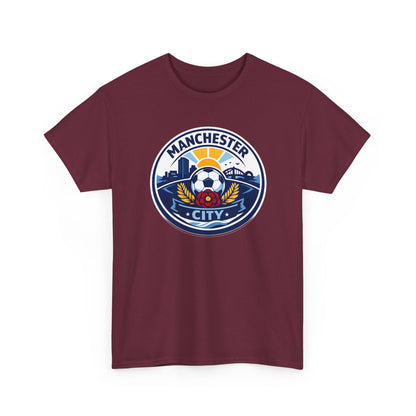 Manchester City Unofficial Soccer Logo T-Shirt — Football Fan Tee