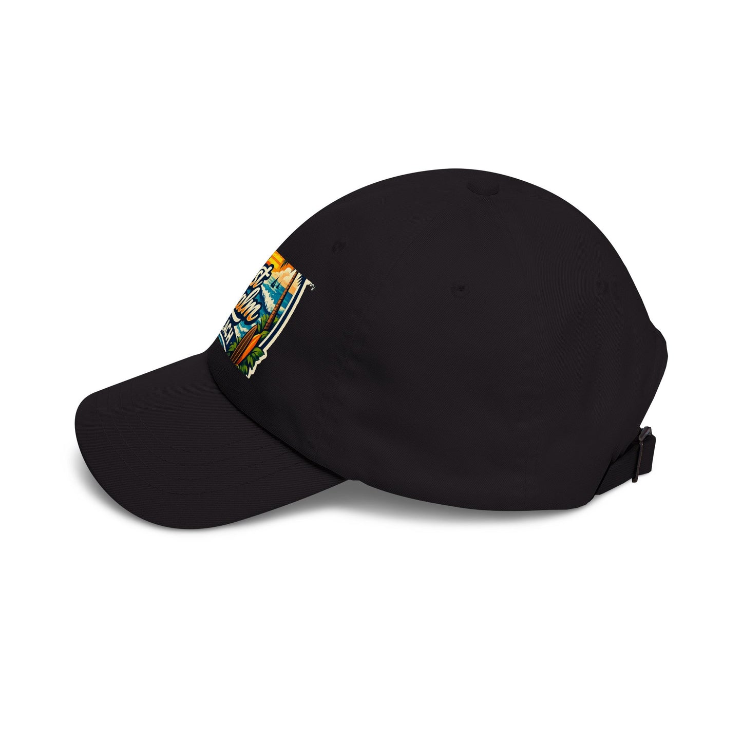 West Palm Beach Dad Cap — Vintage Surfboard Floral Beach Hat