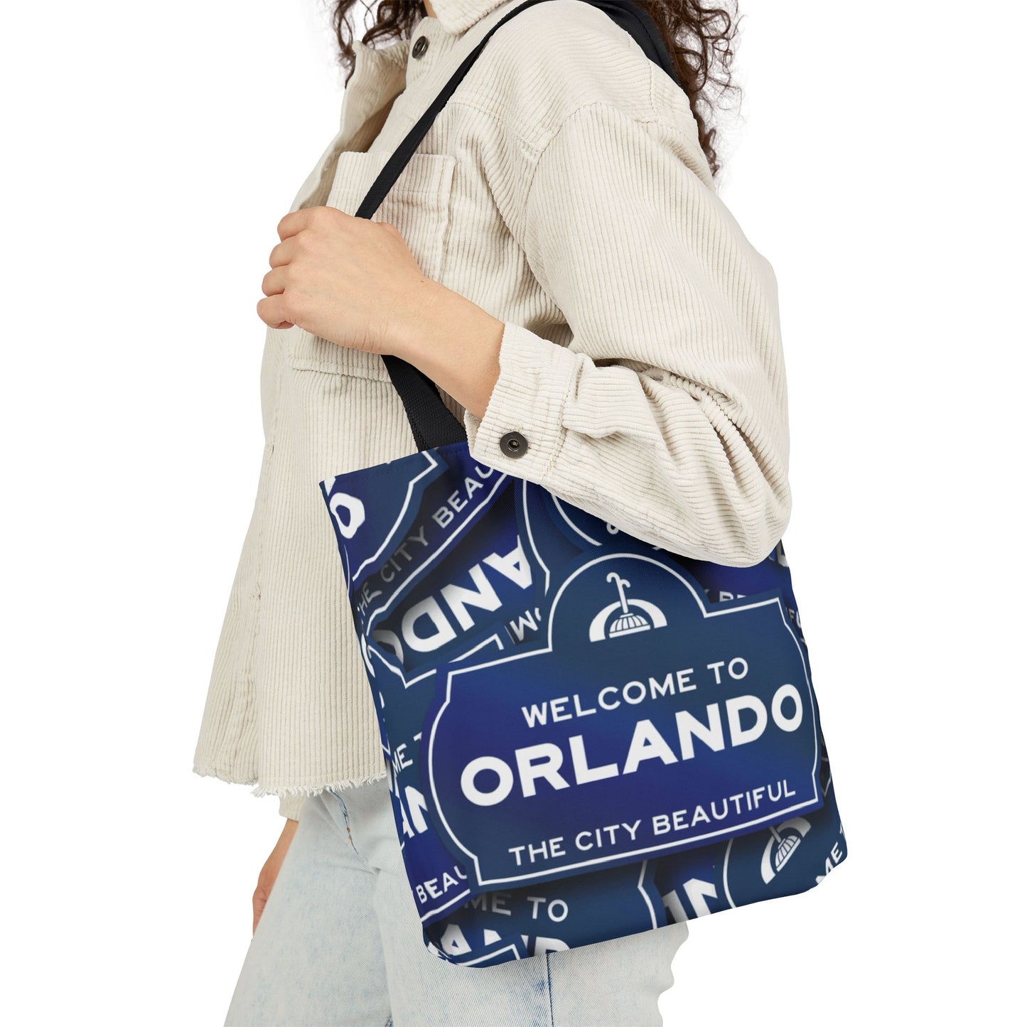 Orlando Welcome Sign Canvas Tote