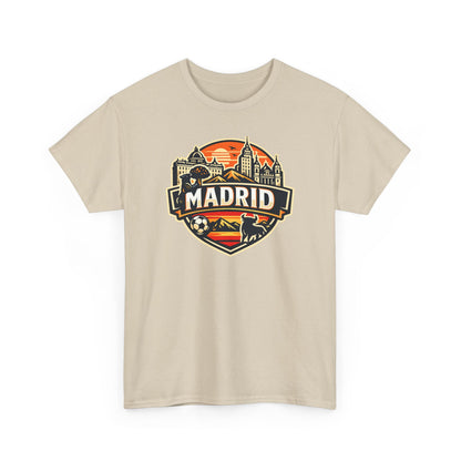 Madrid Skyline Soccer Crest T-Shirt