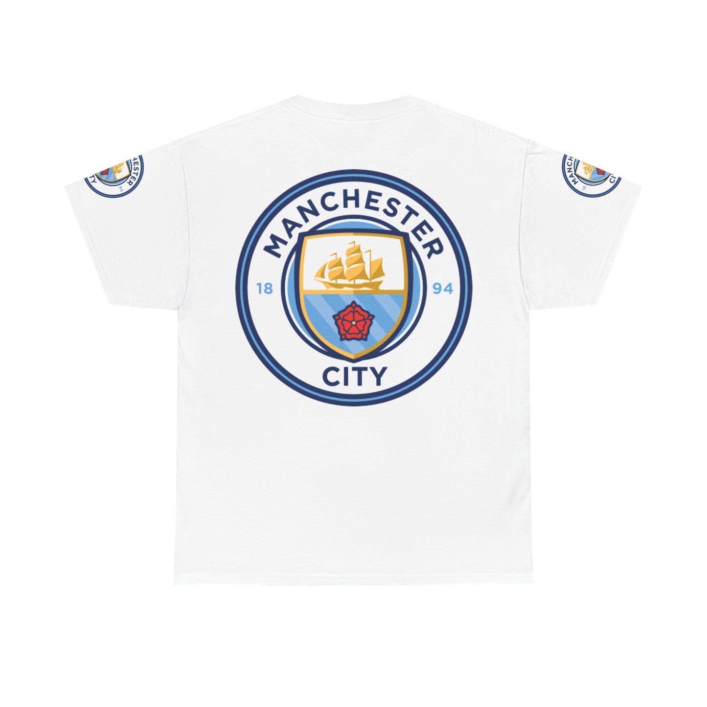 Manchester City Crest T-Shirt — Football Club Logo Tee