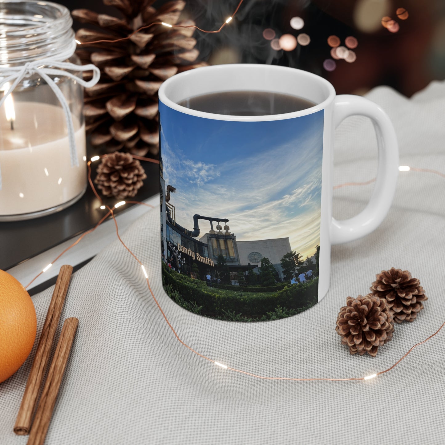 Toothsome Chocolate Emporium Mug – Retro Ride Entrance Photo Coffee Cup (11oz, 15oz)