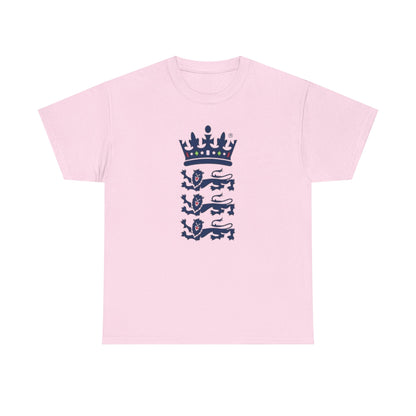 English Cricket T-Shirt — Vintage Cricket Crest Tee