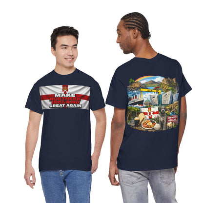 Northern Ireland Collage Tee — "Make Northern Ireland Great Again" Graphic T-Shirt