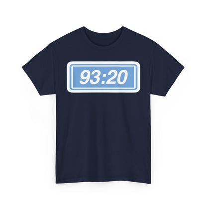 Manchester City 93:20 Tee — Minimal Retro Graphic T‑Shirt