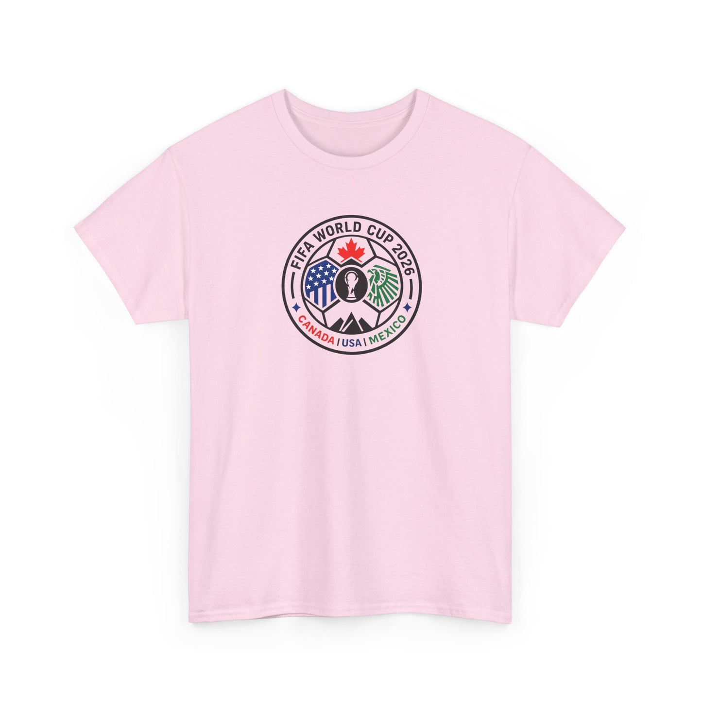 World Cup 2026 Soccer Tee — Canada USA Mexico Crest