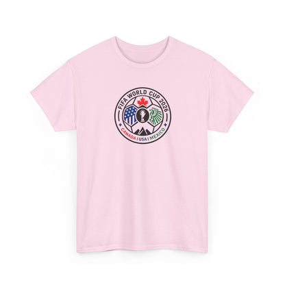 World Cup 2026 Soccer Tee — Canada USA Mexico Crest