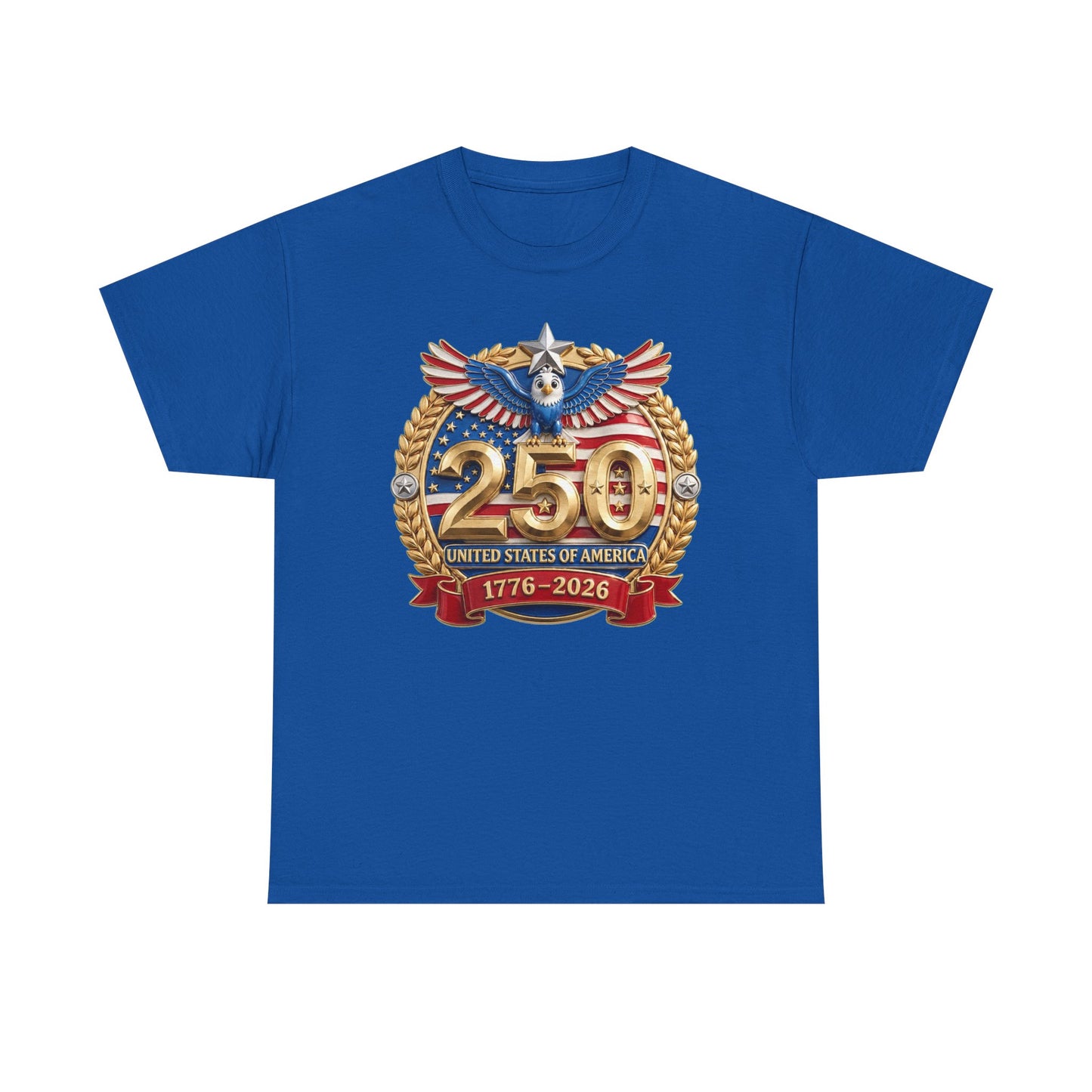 250th USA Anniversary T-Shirt – 1776–2026 Patriotic Eagle Emblem Tee