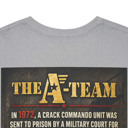 A-Team Graphic Tee — Retro TV Series Logo & Character Poster T-Shirt