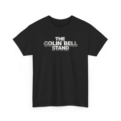 T-Shirt — “The Colin Bell Stand” Retro Chrome Text Tee