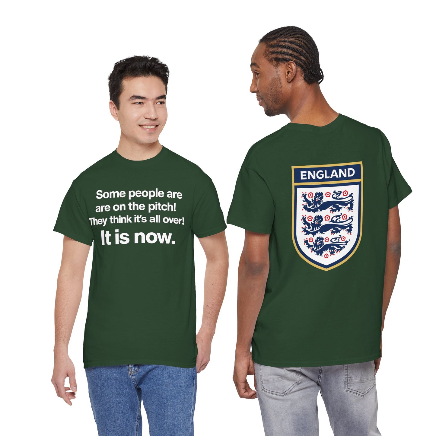 Some people are on the pitch - England 1966 T-Shirt — Bold Motivational Quote Tee