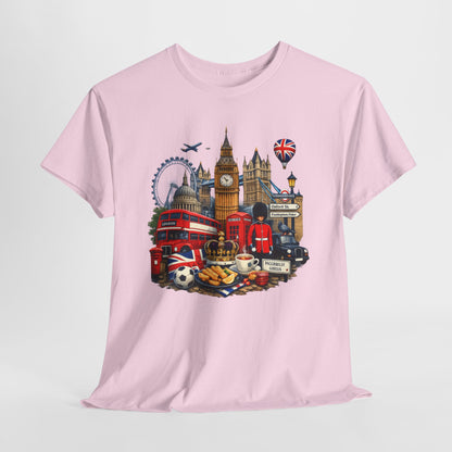London Landmarks T‑Shirt — British Icons Collage Tee
