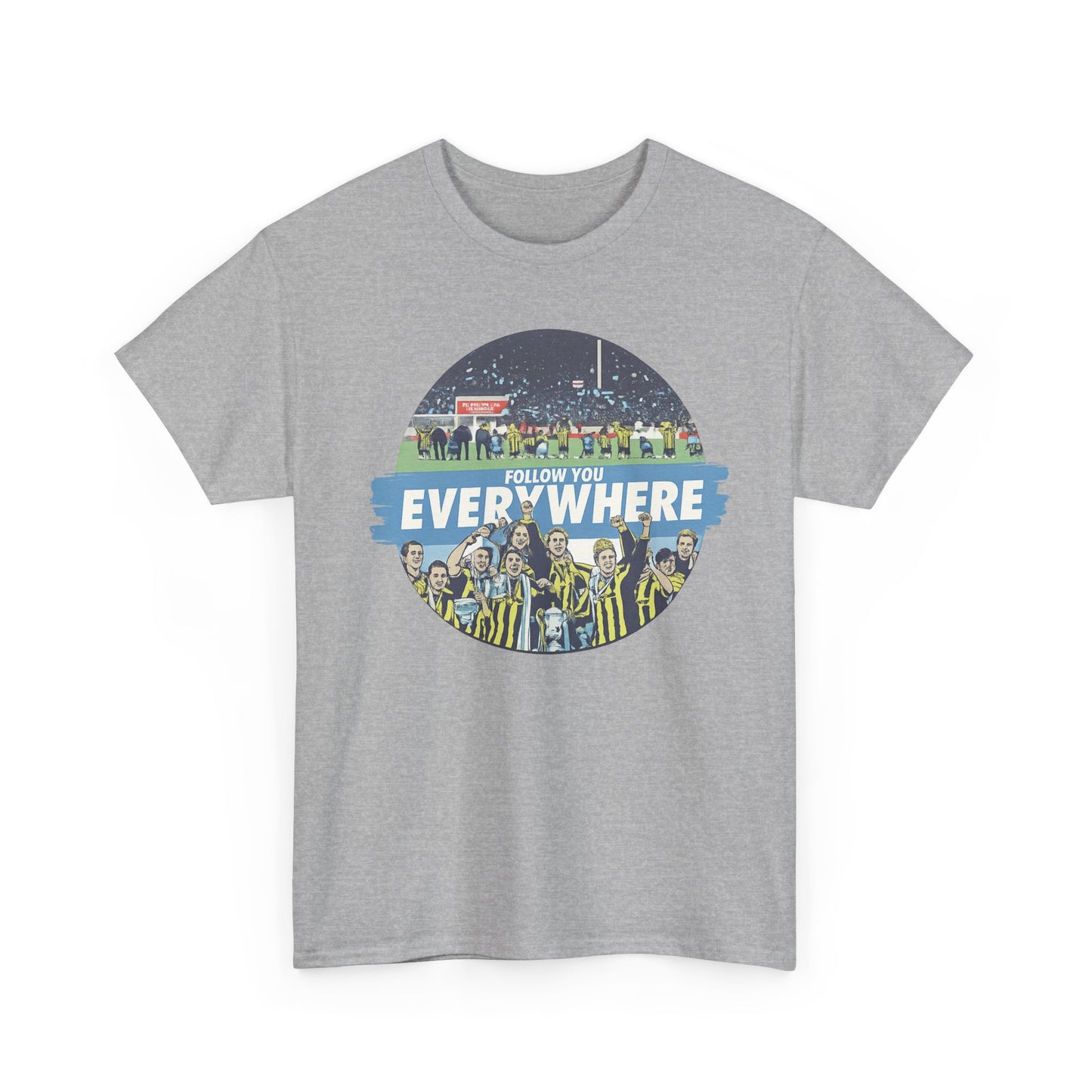Manchester City T-Shirt — Follow Me Everywhere Soccer Fan Design