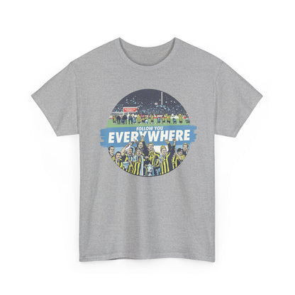 Manchester City T-Shirt — Follow Me Everywhere Soccer Fan Design