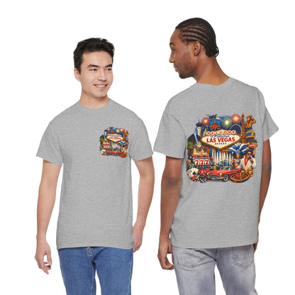 Las Vegas Vintage Collage T‑Shirt