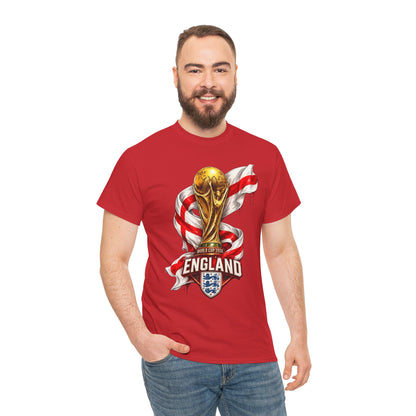 England World Cup Trophy T‑Shirt — St George's Cross Football Fan Tee