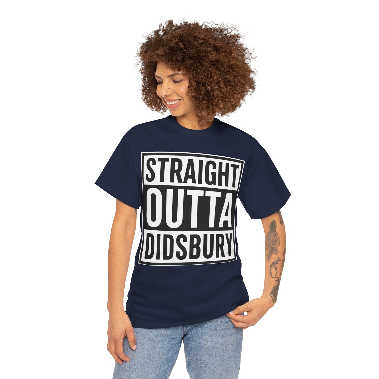 Straight Outta Didsbury T‑Shirt — Graphic City Pride Tee