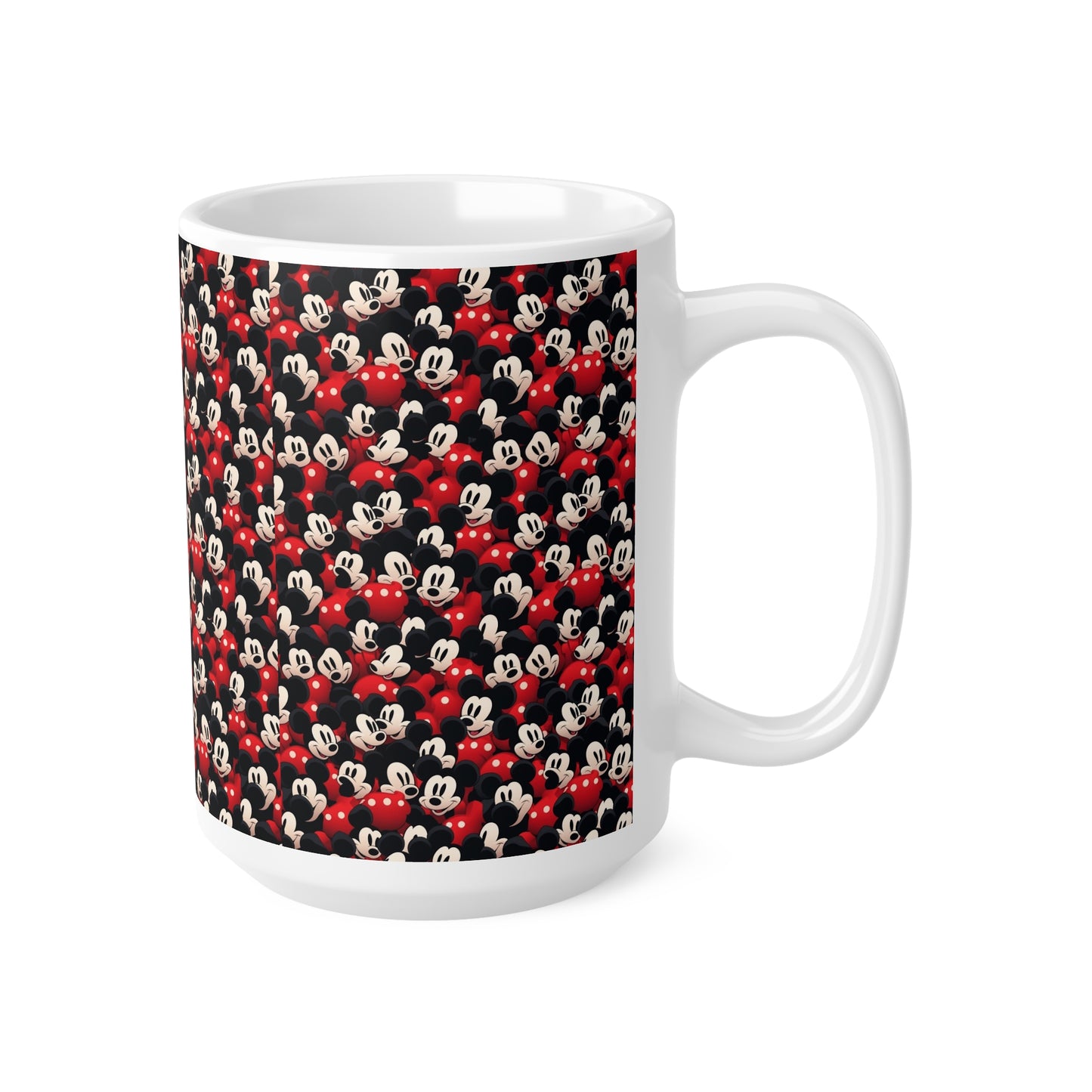 Mickey Mouse Character Pattern Ceramic Mug – Retro Cartoon Faces 11oz & 15oz