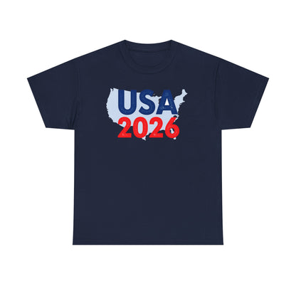 USA 2026 T-Shirt — Patriotic Supporter Tee