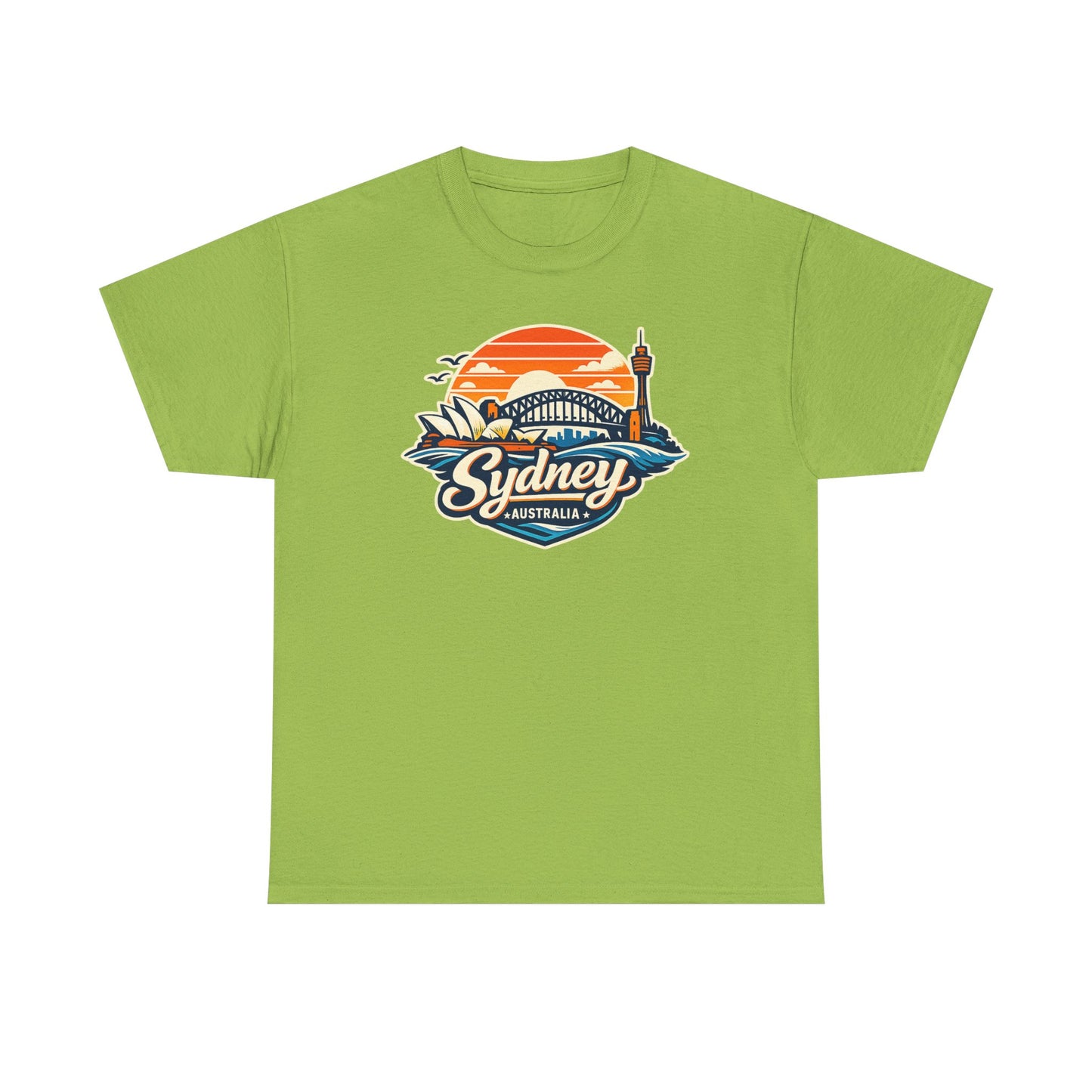 Sydney Australia Sunset Tee — Vintage Coastal Travel T‑Shirt