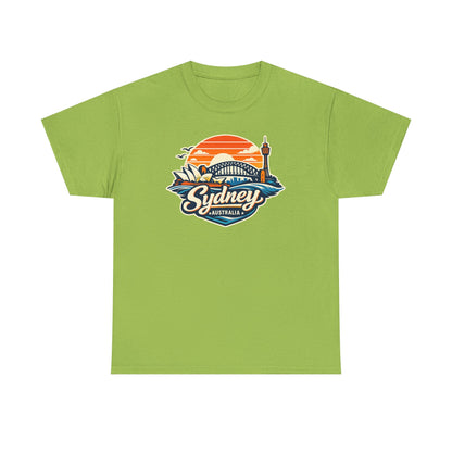 Sydney Australia Sunset Tee — Vintage Coastal Travel T‑Shirt