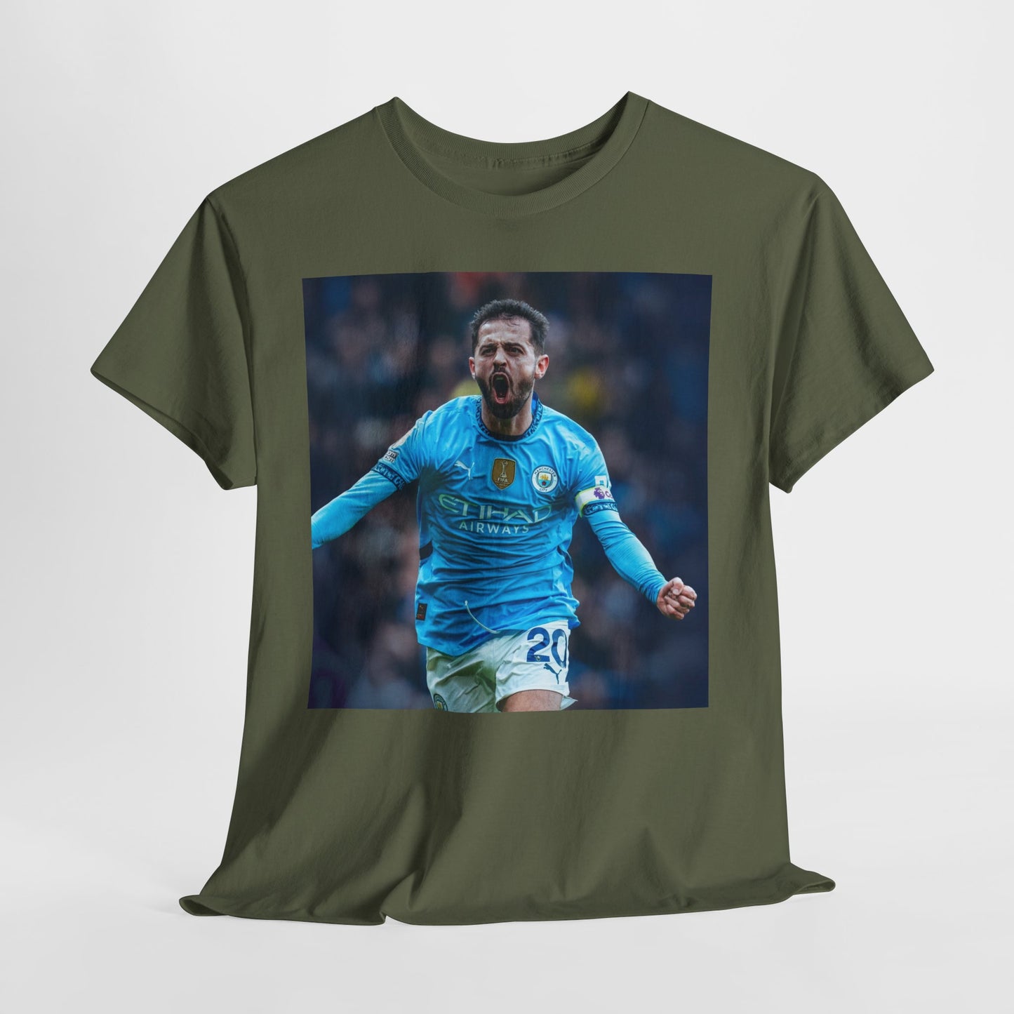 Bernardo Silva Tribute Tee – Inspirational Letter & Celebrating Goal Moment