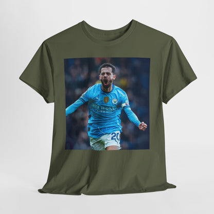 Bernardo Silva Tribute Tee – Inspirational Letter & Celebrating Goal Moment