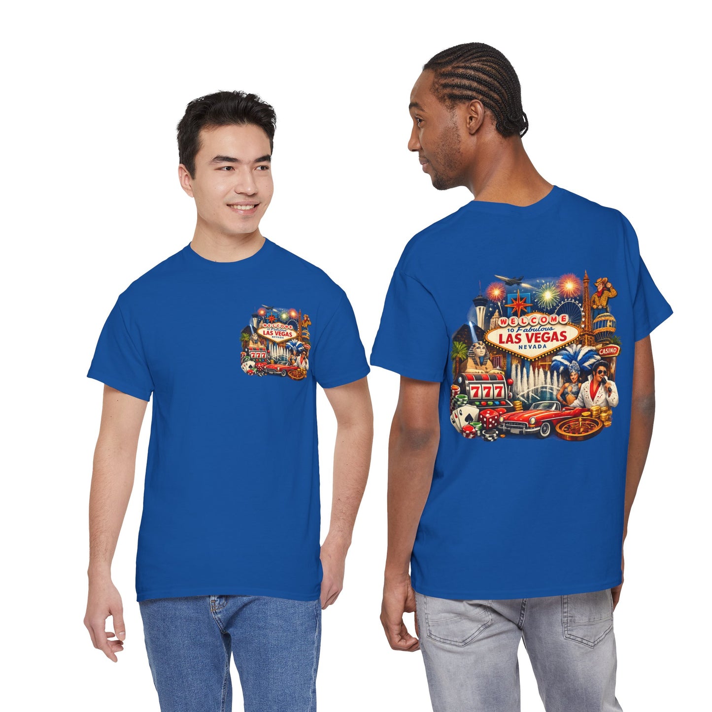 Las Vegas Vintage Collage T‑Shirt