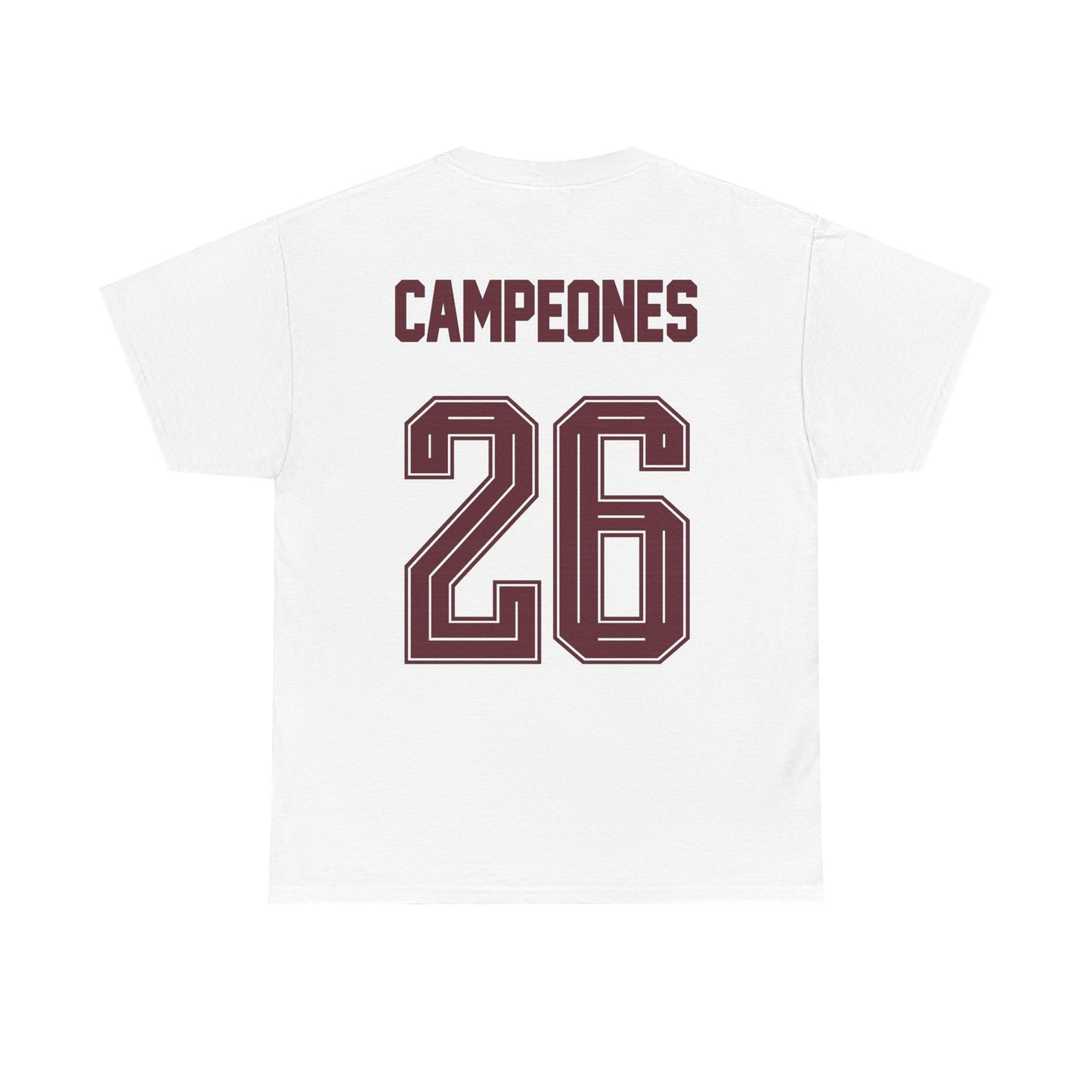 Spain World Champions 'Campeones 26' Cotton T‑Shirt