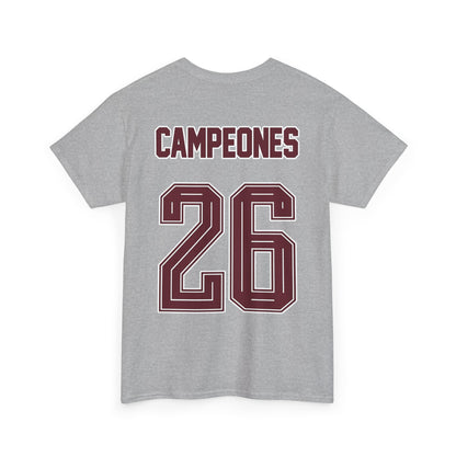 Spain World Champions 'Campeones 26' Cotton T‑Shirt