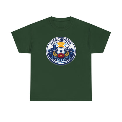 Manchester City Unofficial Soccer Logo T-Shirt — Football Fan Tee