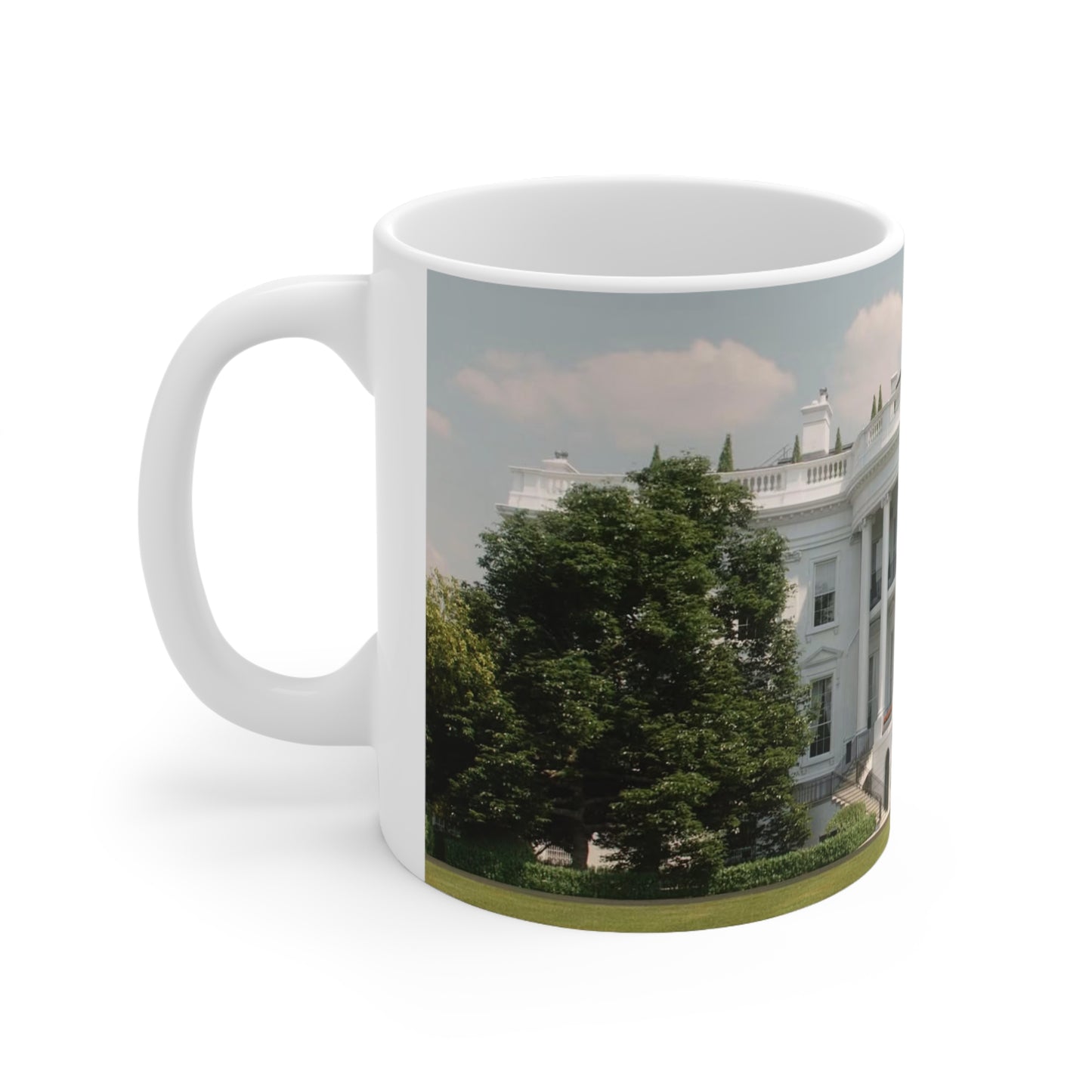 White House Photo Ceramic Coffee Mug — 11oz & 15oz Patriotic Presidential Gift