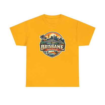 Brisbane Australia Vintage Sunset T-Shirt