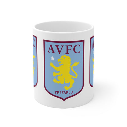 Aston VIlla Ceramic Crest Coffee Mug — 11oz & 15oz Football Fan Gift