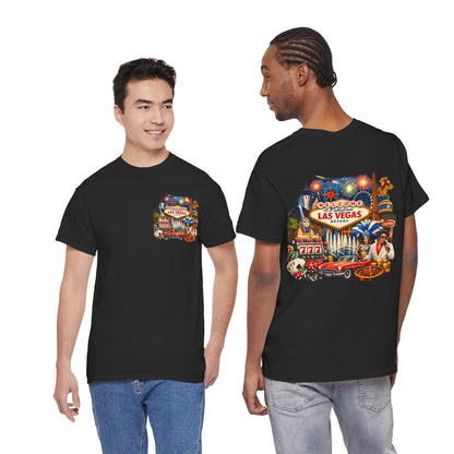 Las Vegas Vintage Collage T‑Shirt