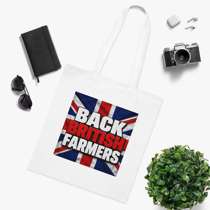 Back British Farmers Tote Bag — Union Jack Cotton Shopper